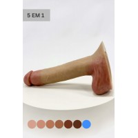 Packer KingSex (5em1) Pintura Artesanal - 18,5cm